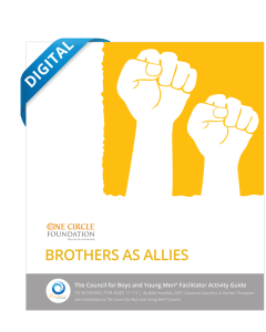 Brothers as Allies Activity Guide – Digital Flipbook